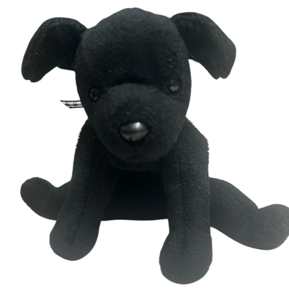Black Plush Dog Toy